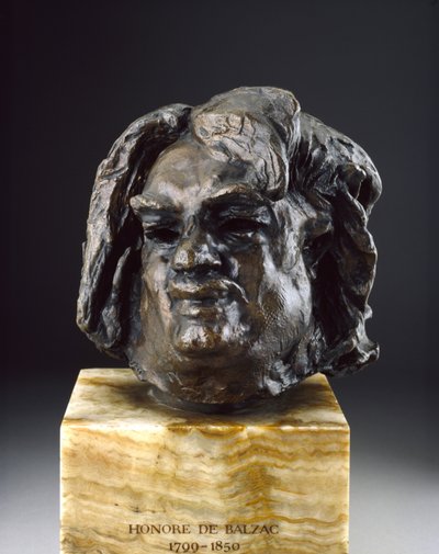 バルザック、最後の研究の前に立つ（ブロンズ） 作： Auguste Rodin