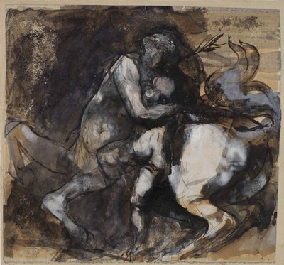 ケンタウロスと子供、c。 1890年。 作： Auguste Rodin