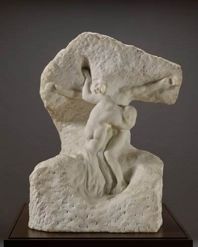 キリストとマグダラのマリア 作： Auguste Rodin