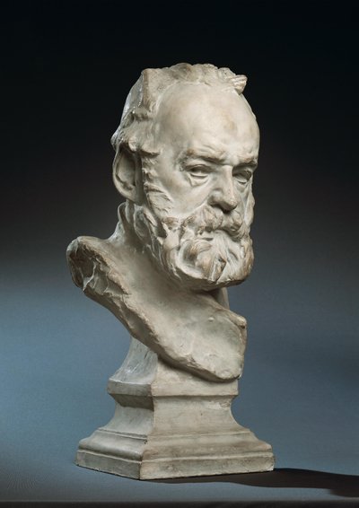 作家ヴィクトル・ユーゴー 作： Auguste Rodin