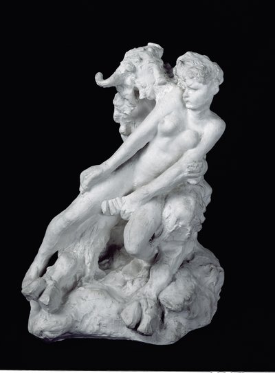 牧神とニンフ、1886年頃（石膏） 作： Auguste Rodin