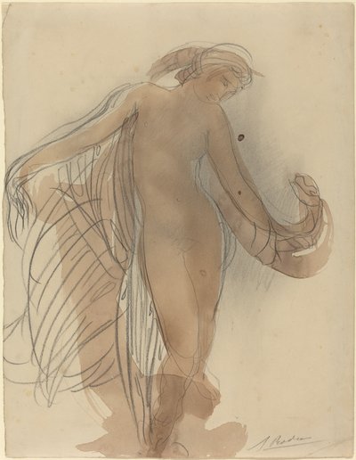 正面を向いた図 作： Auguste Rodin