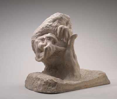 神の手、1898 年以前のモデル、1903 年までに鋳造。 作： Auguste Rodin