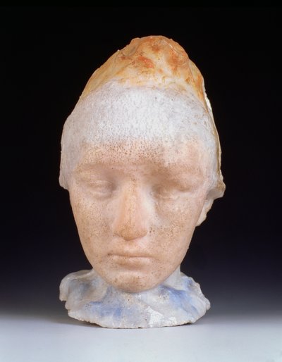 カミーユクローデルの頭、1911年（ガラスペースト） 作： Auguste Rodin