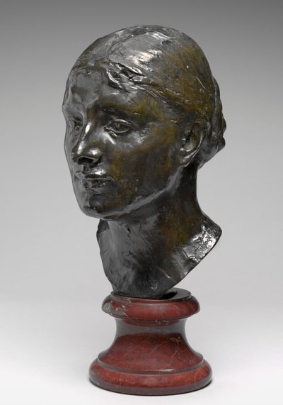 ジョン・ピーター・ラッセル・マリアンナ・マティオッコ・デッラ・トーレ夫人の頭、モデル1888。 作： Auguste Rodin