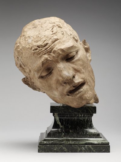 ピエール・ド・ウェッサンの頭部 1885年頃、1912年頃鋳造（粘土と砂を混ぜた着色石膏 作： Auguste Rodin
