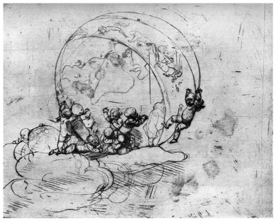 世界をリードする愛、c1860-1910 1924 作： Auguste Rodin