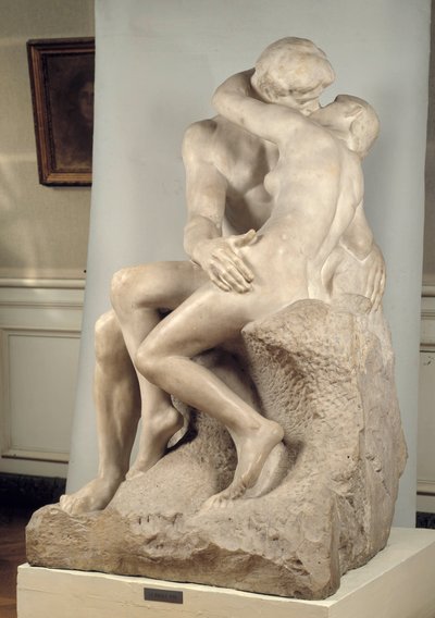 Le baiser オーギュスト・ロダン（1840-1917）による大理石の彫刻 作： Auguste Rodin
