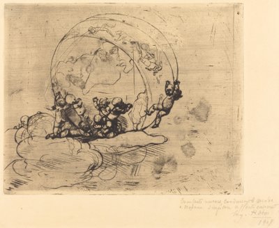 世界をリードするキューピッド、1881年。 作： Auguste Rodin