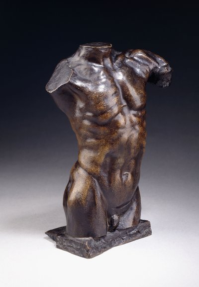 男性の胴体-新しいモデル、1885年 作： Auguste Rodin