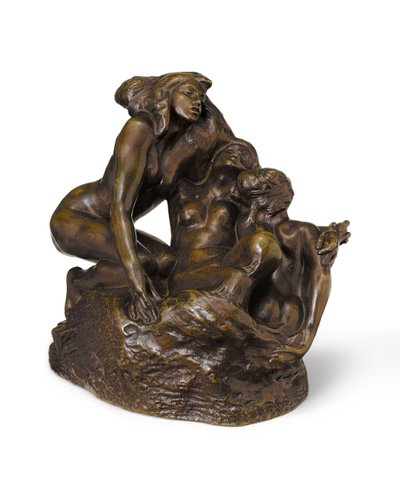 Nereids or Three Sirens、1887; 1899 作： Auguste Rodin