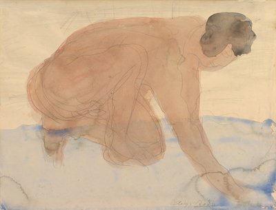 四つん這いのヌード像、1900～1910年。 作： Auguste Rodin