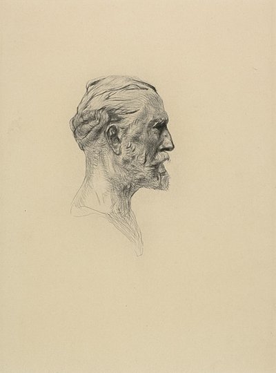 アントニン・プルーストの肖像 作： Auguste Rodin