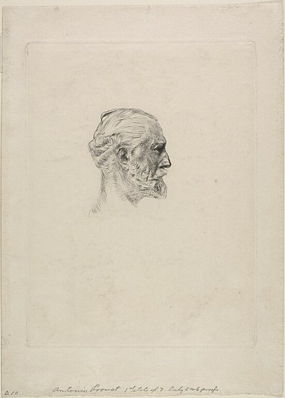 アントナン・プルーストの肖像 作： Auguste Rodin