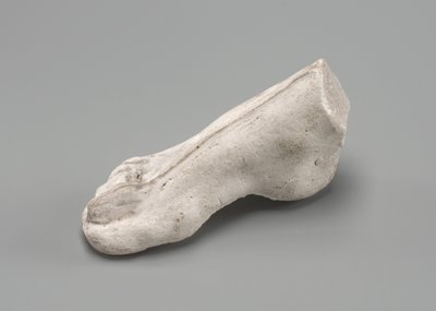 右足、おそらく1880年。 作： Auguste Rodin