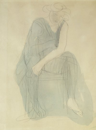 着席女性;座っている女性、 作： Auguste Rodin