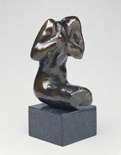 小さな着席の女性の胴体、モダンキャスト（ブロンズ） 作： Auguste Rodin