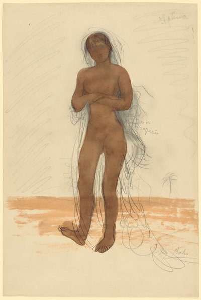 スフィンクス、c.1898-1900 作： Auguste Rodin
