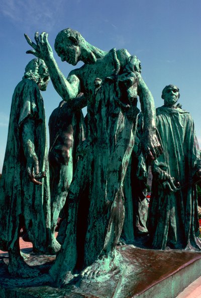 カレー市民の像、19 世紀。 作： Auguste Rodin