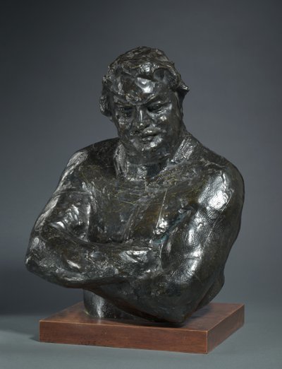 オノレドゥバルザックの研究、1891〜92年 作： Auguste Rodin