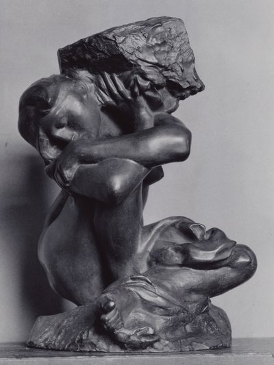 石を運ぶ堕ちたカリアティード 作： Auguste Rodin