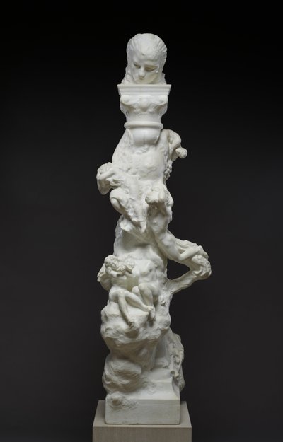 詩人と瞑想的な生活：フェナイユコラム、1896年 作： Auguste Rodin