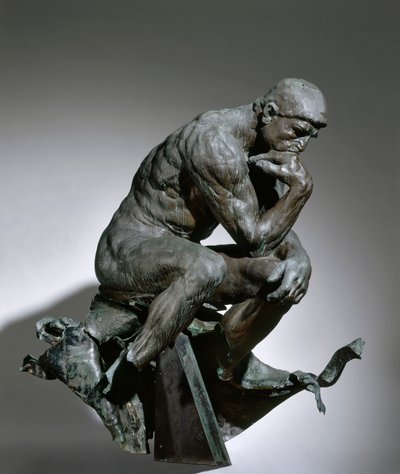 思想家、1880-1881。 作： Auguste Rodin