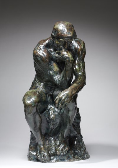 思想家、1880年頃 作： Auguste Rodin