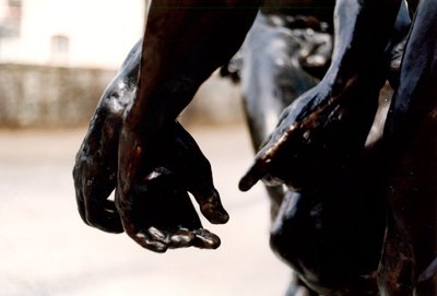 3つの色合い、3つの手のディテール、108012の1881ブロンズディテール 作： Auguste Rodin