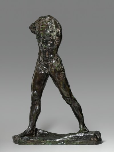 The Walking Man、モデル 18771900、1917 年以前にキャスト。 作： Auguste Rodin