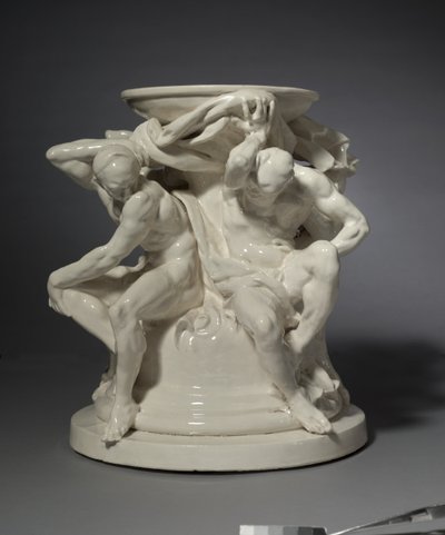 Titans、花瓶のサポート、Albert-Ernest Carrier-Belleuse設計 作： Auguste Rodin