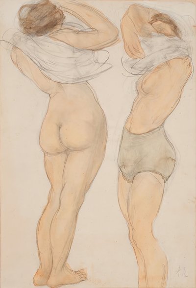 2つの図、nd 作： Auguste Rodin