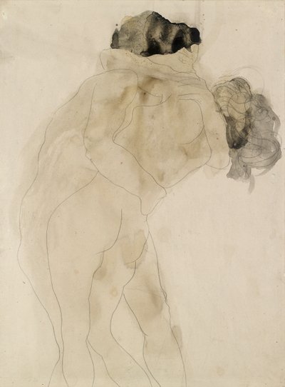 抱擁する二人の人物、1900年頃 作： Auguste Rodin