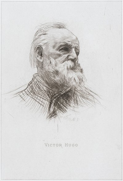 ビクターユーゴー、1884 作： Auguste Rodin