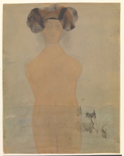 水の中に立っている女性 作： Auguste Rodin
