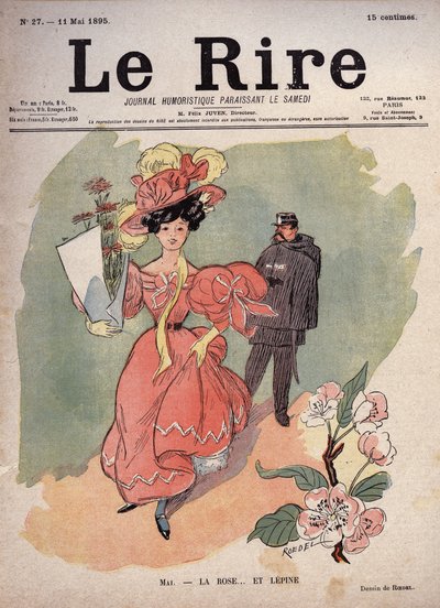 5月 - 薔薇と...ルピーヌ（ルイ・ジャン＝バティスト・ルピーヌ 作： Auguste Roedel