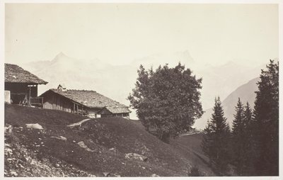 Savoie 47、Le Buet、フィスの岩 作： Auguste Rosalie Bisson