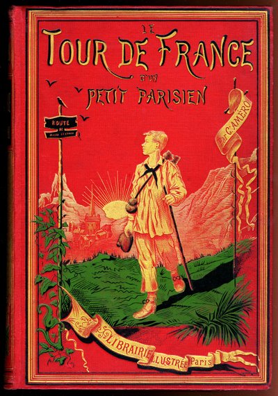 コンスタント・アメロによる小さなパリジャンのツール・ド・フランス、1880～1885年頃（イラスト） 作： Auguste Souze
