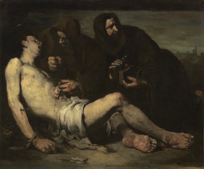 聖セバスチャン、殉教者、1865年頃 作： Auguste Theodule Ribot