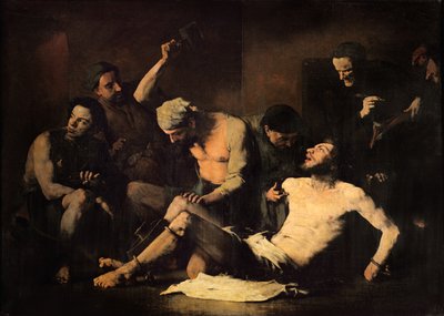 アロンソカノの拷問（1601-67）c.1867 作： Auguste Theodule Ribot