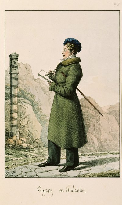 自画像 作： Auguste de Montferrand