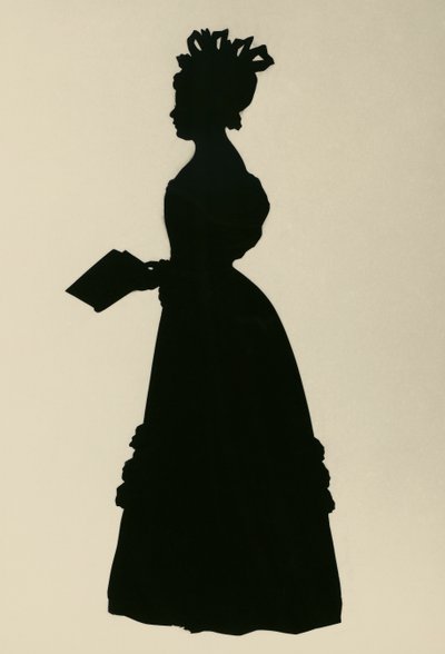 Susan Edmonstone Ferrier（Susan Ferrier（1782-1854）と呼ばれるスコットランドの小説家）のシルエット（1830年頃）、Augustin Edouart（1789-1861）作。 作： Augustin Amant Constant Fidele Edouart