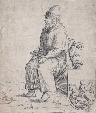 バジル・バシリウス、ロシア大公、1547年。 作： Augustin Hirschvogel