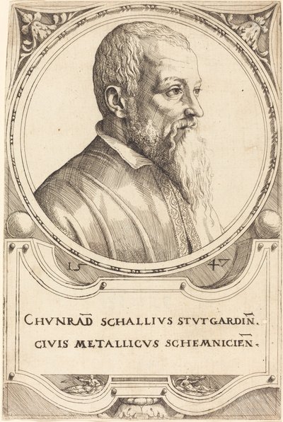 コンラッド・シャル、1547年。 作： Augustin Hirschvogel