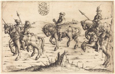 ハーバースタインのデンマークへの旅、1546年。 作： Augustin Hirschvogel