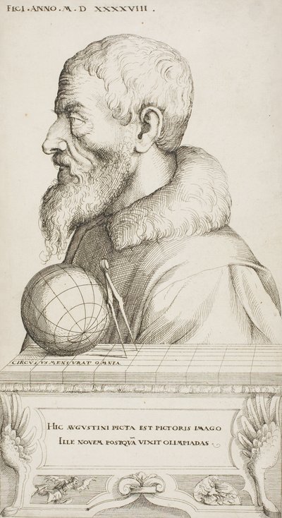 自画像 作： Augustin Hirschvogel