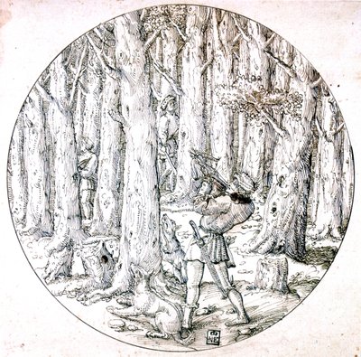 チェイス、c1513-1553 作： Augustin Hirschvogel