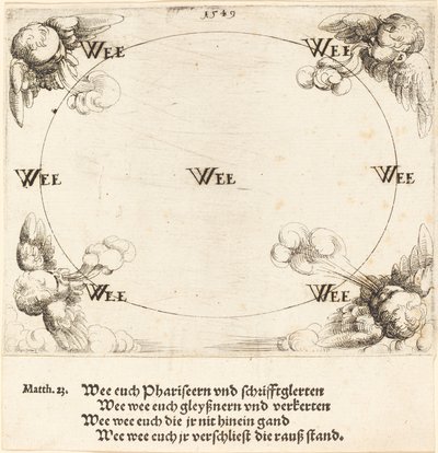 1549年、貪欲さで災いが発音されます. 作： Augustin Hirschvogel