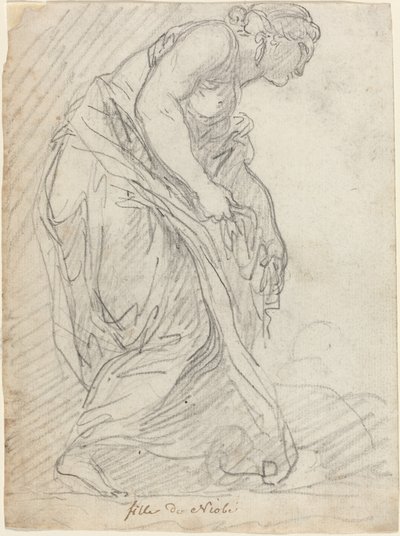 ニオベの娘の一人 作： Augustin Pajou