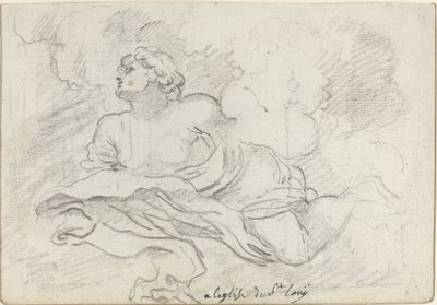 仮定からの天使 [直訳] 作： Augustin Pajou after Charles Mellin
